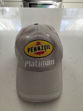 Pennzoil Platinum Curved Bill Adjustable Racing Cap Hat
